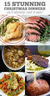 Do you have traditions for your christmas dinner? 15 Main Dishes For A Non Traditional Holiday Dinner Christmas Food Dinner Christmas Dinner Recipes Easy Christmas Dinner Menu