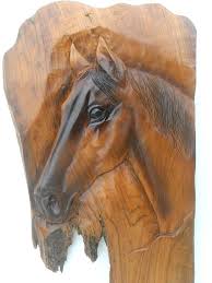 Horse Head Wood Carving Natural Teak Wood Hand Carved Horse Etsy Wood Carving Art Wood Carving Designs Natural Teak Wood