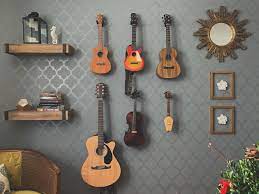 Maybe you would like to learn more about one of these? Music Wall My Ukulele Display With A Feminine Touch Small Music Room Ideas Home Cute Room Decor Guitar Wall Display Living Rooms