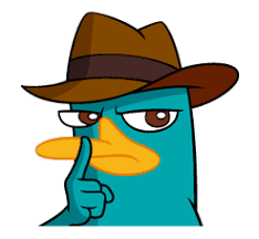 Perry Agent P By The Walt Disney Company Japan Ltd Sticker 12936 Vintage Cartoon Perry The Platypus Phineas And Ferb