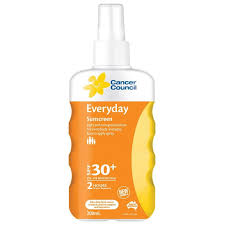 Cancer council sunscreen is spf30 and spf50+ and is broad spectrum, water resistant and tga approved. Cancer Council Sunscreen Spf 30 Finger Spray 250ml Impact Office Supplies