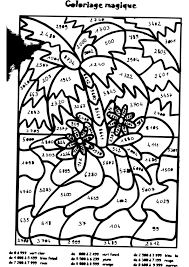 6 coloriages magiques d'abeille pour travailler le dénombrement de collections et la reconnaissance des chiffres (1 à 4 ou 5 à 9). Coloriage Magique Table D Addition Ce2