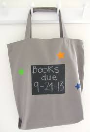 Custom Cork Board Library Bag No Time For Flash Cards Library Bag Library Book Bag Canvas Book Bag
