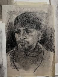 Some 20 minute exercises 💪🏼 Gonna make more charcoal drawings in 2026!