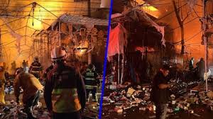 Incendio arrasa con locales cerca del Mercado Sonora: Desalojan a 200 vecinos de edificios (VIDEOS)