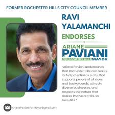 Ariane Paviani for Rochester Hills Mayor