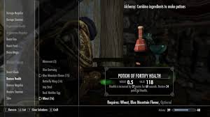 Can anyone share the recipe with me? Skyrim Shorts Ep 2 The Best Health Potion Option Youtube