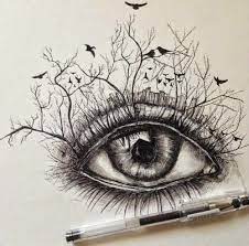 2 Awesome Pencil Drawing Photos Bilder Land Eye Art Eye Drawing Drawings