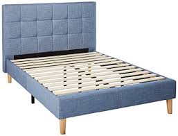 Zinus upholstered square stitched platform bed with. Zinus Upholstered Square Stitched Platform Bed Truvva