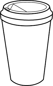 Coffee Cup Outline Clip Art Coffee Cup Drawing Coffee Cup Art Coffee Theme