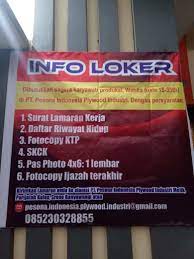 Check spelling or type a new query. Pabrik Triplek Lowongan Kerja Banyuwangi Facebook