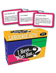I Have Who Has Language Arts Game Grade 5 6 Teacher Created Resources Language Arts Games Vocabulary Games