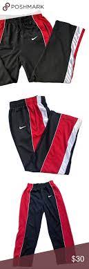 Nike Black Red Track Pants Black Nikes Nike Track Pants Athletic Pants