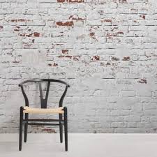 Check spelling or type a new query. White Painted Brick Wallpaper Mural Hovia