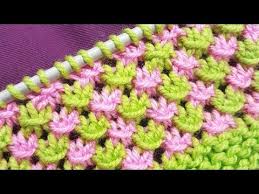 Iki Renkli Orgu 2 Colours Knitting Youtube Orgu Modelleri Tig Isleri Bambu