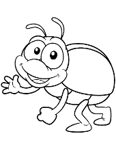 Finger puppets to color, cut and play. Insects Bugs Coloring Pages Topcoloringpages