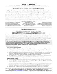investment banking operations resume