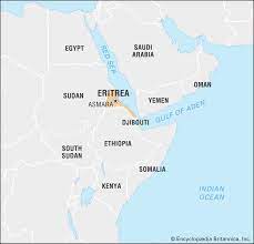 This is a map of eritrea, a country in africa, showing the provincial divide, town, cities and this map shows some of the major cities in eritrea, you can use this map to research your holiday in africa. Eritrea History Flag Capital Population Map Facts Britannica