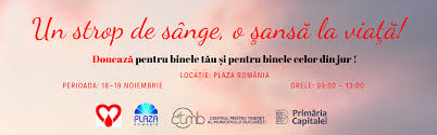 Campanie Un Strop De Sange O Sansa La Viata Plaza Romania Ienjoyplazaromania