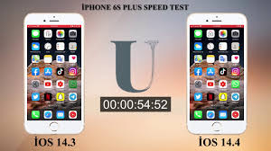 Ios 14 3 Vs Ios 14 4 Beta Speed Test Iphone 6s Plus Youtube