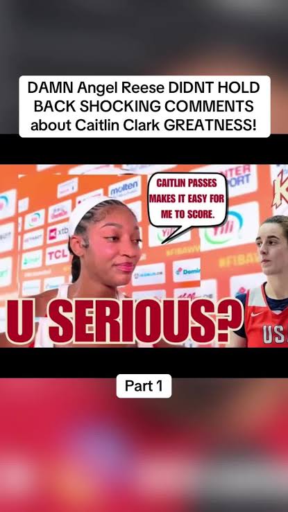 P.1-DAMN Angel Reese DIDNT HOLD BACK SHOCKING COMMENTS about Caitlin C... |  TikTok