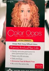 Color oops dye remover contains a special ingredient called hydrosulfate. Does Color Oops Remove All Hair Colors What About Black Red Blue Or Purple