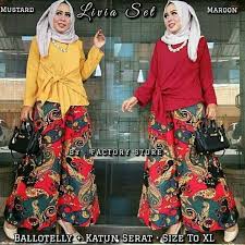 Clothing store in klaten, jawa tengah, indonesia. Model Baju Batik Atasan Celana Kulot 2019 Atasan Dress Gamis Muslim