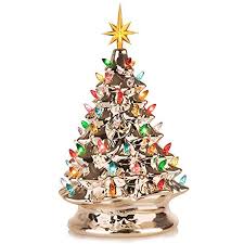 Put a large ribbon garland that makes the whole tree look like a. Champagne Christmas Wayfair