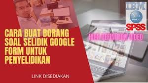 Perkongsian ini adalah selaras apa yang dimahukan dan mengikut format yang ditetapkan oleh kpm. 2 Buat Borang Soal Selidik Google Form Untuk Penyelidikan Youtube
