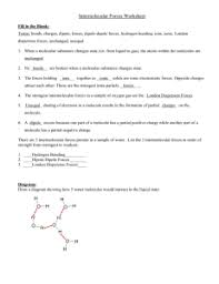 Intermolecular forces hold multiple molecules together and determine many of a substance's properties. Student Exploration Polarity And Intermolecular Forces Answer Key Chemistry Culminating Activity June 2020 Part B Docx Part B Knowledge And Understanding 39 Marks To Be Completed The Week Of June 8