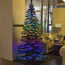 Signstek 7 5ft Prelit Christmas Tree With 105 Colorful Led Lights And 1963 Pvc Tips 90 Branche Pre Lit Christmas Tree Christmas Tree Fiber Optic Christmas Tree