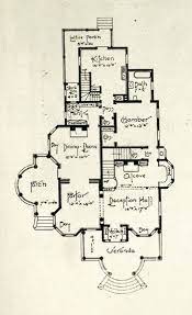 Note the open floor plan, double kitchen island, 10 foot ceilings, office space, and luxurious master suite fit with a fireplace and private balcony. Edwardian Floor Plan 1st Floor 1905 Click Through For The Entire House Plus Photos Edwardian House House Plans Vintage House Plans