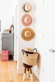 Take A Peek Inside Sara Mueller S Pretty Pink Home Hat Wall Bedroom Decor Inspiration Decor
