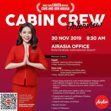 Detailed salary report based on career, education, experience, gender, age etc. Airasia Cabin Crew Walk In Interview Kota Kinabalu November 2019 Better Aviation