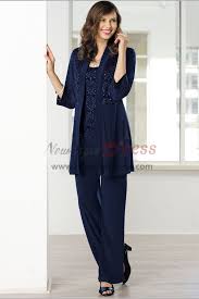 2019 Fashion Dark Navy Mother Of The Bride Pant Suits Custom Made Nmo 461 Mother Of The Bride Suits Mother Of The Bride Trousers Mother Of The Bride Outfit