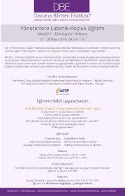 Yoneticilere Liderlik Kocluk Egitimi Modul 1 Donusum Ankara 27 28 Mayis 2016 Liderlik Kocluk Egitim
