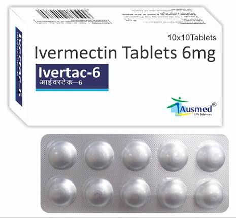 6mg Ivertac Ivermectin Tablets at ₹ 780/box | Iverheal Tablet in New Delhi | ID: 2854506838833