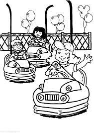 Ferris wheel coloring page | free ferris wheel online coloring. Bumper Cars At Carnival Coloring Pages Best Place To Color