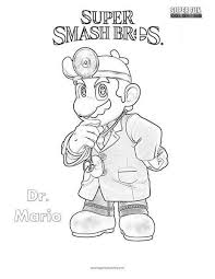 Super Smash Bros Coloring Pages Dr Mario Super Smash Brothers Coloring Page Super Fun Mario Coloring Pages Coloring Pages Superhero Coloring Pages