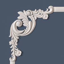 10 Molding Corners Collection 3d Model Barok Tavan Tezhip