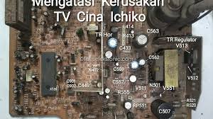 Tv mati total, lampu indikator tidak menyala. Kumpulan Kerusakan Tv Cina Ichiko