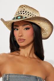 27 Kelly Straw Cowboy Hat
