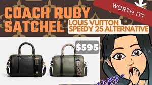 COACH RUBY SATCHEL 25 HANDBAG REVIEW 👜- New IT bag? Coach Handbags 2022  Coach LV Speedy Alternative