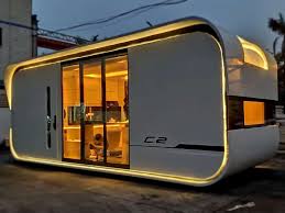 A 52 000 Tiny Smart Home Looks Like A Space Ship And Can Sleep A Family Of 4 See Inside In 2020 House Cost Prefab Smart Home