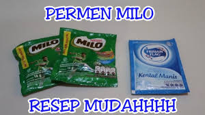4 sachet susu kental manis 3 sachet milo /105 gr. Cara Membuat Permen Milo Sendiri Yang Mudah Banget Youtube