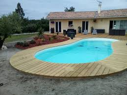 l entreprise deck 40 a realise ce joli tour de piscine de 110 m2 en pin du nord qualite us cliquez su tour de piscine piscine waterair amenagement piscine