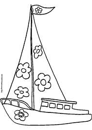 Printable coloring pages & activities for kids and family. Sailboat 143561 Transportation Printable Coloring Pages