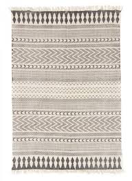 Günstigster gesamtpreis 529,00 € preis inkl. Teppich 170 X 240 Cm Baumwollteppich Marrakech Schwarz Grau Weiss