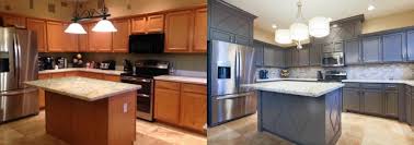 They refinished all cabinets throughout the entire house (kitchen, master bath, study bath, 2 guest baths, bar, and hallway). Cabinet Refacing Vs Painting Which Should You Choose