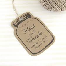 Mason Jar Tag 30 Personalized Mason Jar Tags Wedding Favor Tag Wedding Gift Tag Mason Mason Jar Tags Personalized Mason Jars Mason Jar Wedding Favors